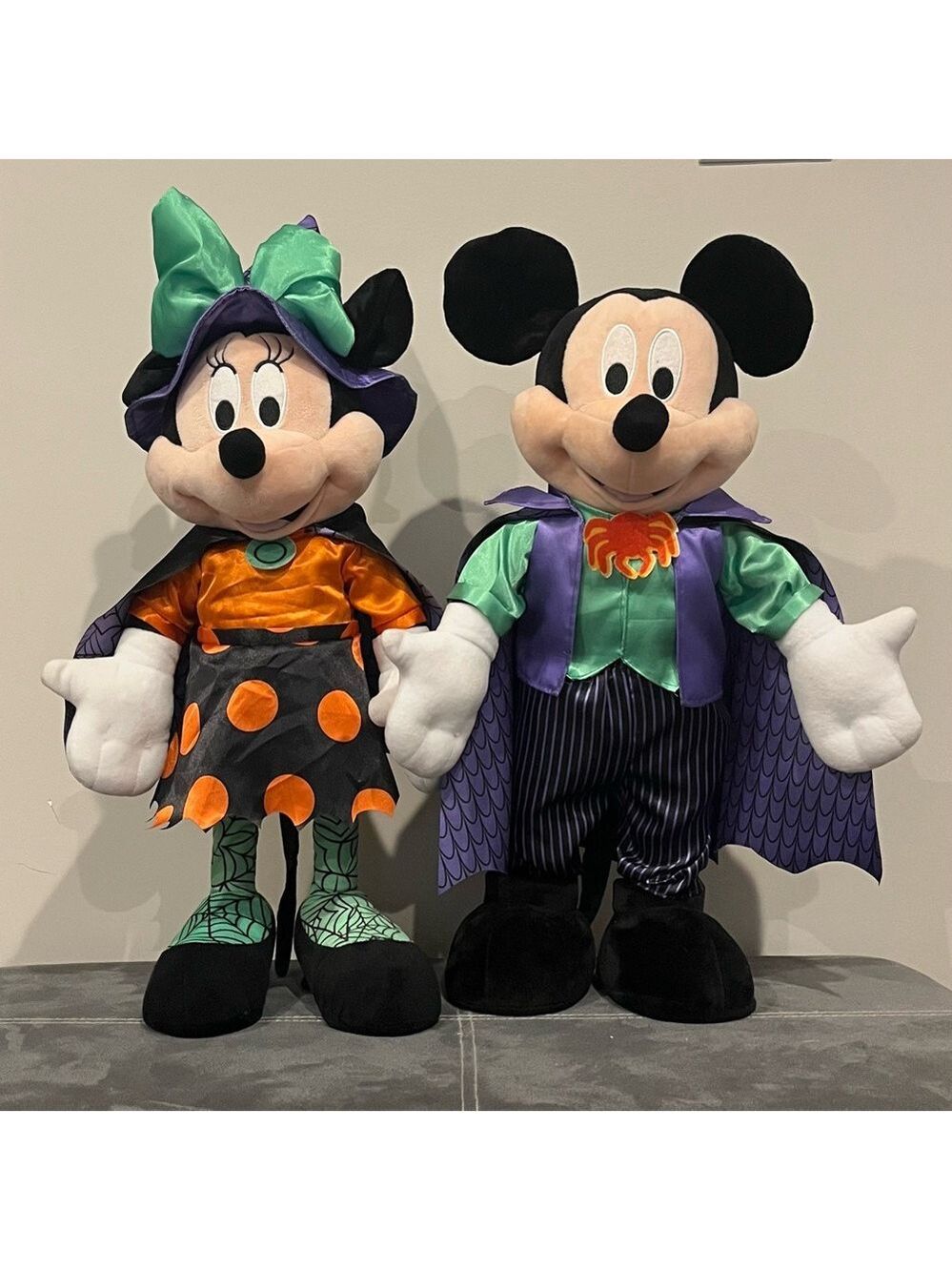 Disney Halloween Mickey & Minnie 22”-24” Porch Greeters - Picture 2 of 8